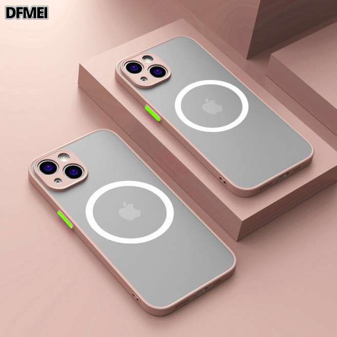 DFMEI 磁吸手機殼膚感噴油全包磨砂保護套批發