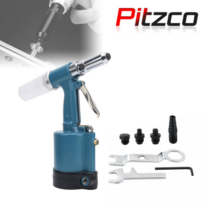 피츠코 에어리벳건 PTC-A02L 에어리베터기 리벳트 리벳타기, 1개