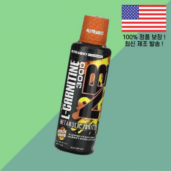 뉴트라바이오 린샷 카르니틴 L카르니틴 엘카르니틴 카르티닌 아미노산 3000 복숭아 피치 링스 16온스 473ml NutraBio LeanShots L Carnitine Peac, 뉴트라바이오 린샷 카르니틴 L카르니틴 엘카르니틴 카르티, 1개