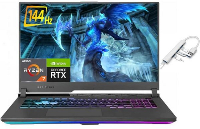 Asus ROG Strix 17.3\" 144Hz IPS FHD 게이밍 노트북 | AMD Ryzen 7 4800H (비트 i7-11800H) NVIDIA GeForce RTX 3, ASUS ROG 스트릭스 17 3인치 144Hz IPS