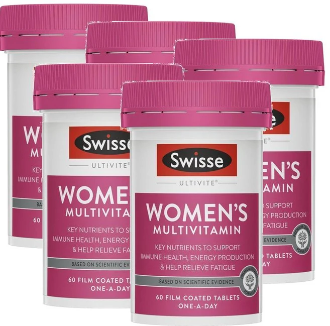 스위스 여성 멀티비타민 미네랄 원어데이 Swisse Womens Multivitamin, 60정, 5개 - 쿠팡