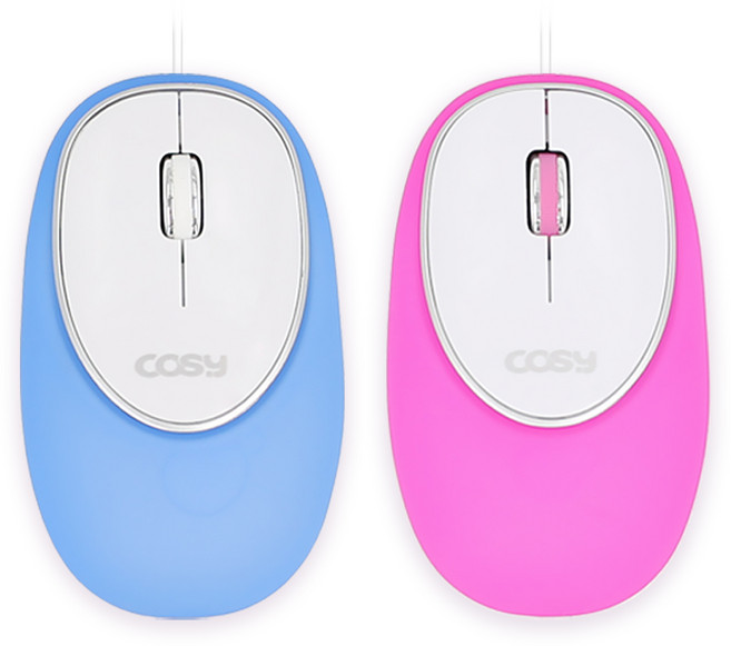 코시 젤리 마우스 m1221 유선마우스, 블루