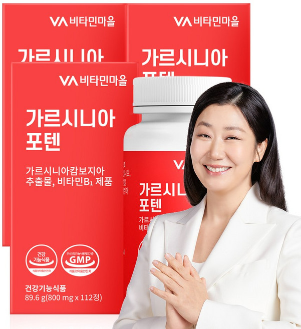 비타민마을 가르시니아 포텐, 112정, 3개