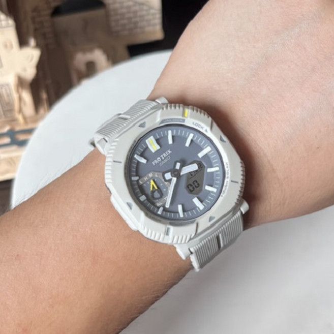 카시오 프로트렉 등산 액티비티 터프솔라 블루투스 아날로그 손목시계 PRJ-B001 2종