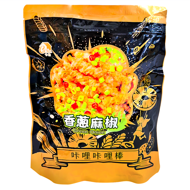 CACHA 卡恰 卡哩卡哩棒 香蔥麻椒, 130g, 1包