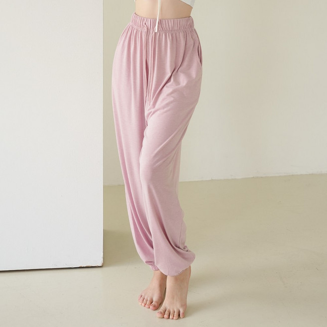 [콘치웨어] 여성용 알라딘 밴딩 팬츠 필라테스 요가