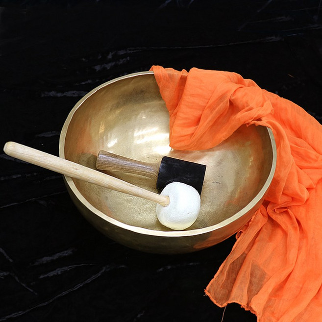 힐링젬 초대형 수제명상주발 싱잉볼 티벳 명상용 화사종 힐링 24BU-201088, 단품, 1개