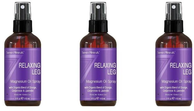 Seven Minerals 세븐미네랄 릴랙싱 레그 마그네슘 오일 스프레이 118ml 3팩, 3개 - 쿠팡