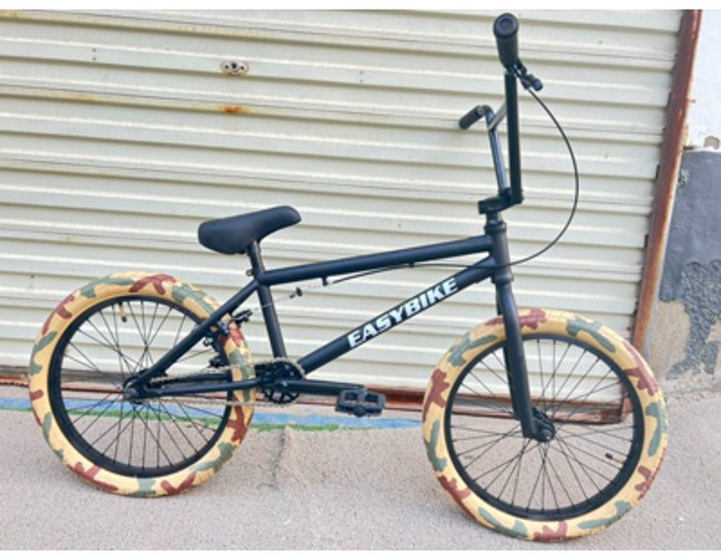 비엠엑스 BMX 자전거 20인치 묘기 자전거 최고급형, 15.블랙 위장 타이어, 1개