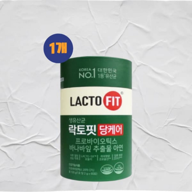 종근당건강 락토핏 당케어 60포 1개