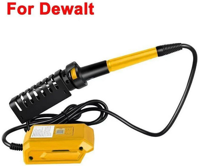 Dewalt 18V 20V 배터리 300-510용 60W 납땜 인두 스테이션 DIY 와이어 용접용 조정 가능한 무선 전기, 01 For Dewalt, 01 빠른, 1개