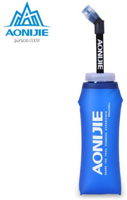 러닝 물통 AONIJIE-접이식 소프트 플라스크 물병 SD13 350ml 600ml 조깅 하이드 레이션 팩 조끼, [06] NJ 350ML, 1개