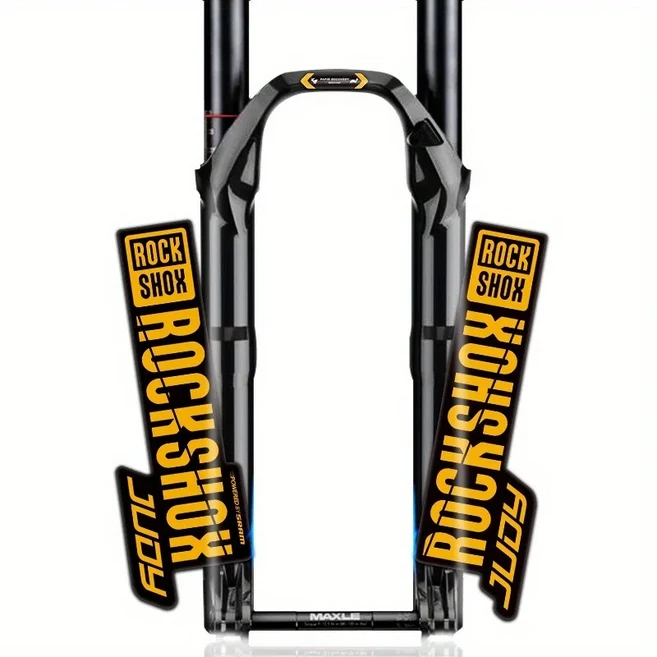 2팩 RockShox Judy 산악 자전거 포크 스티커 방수 장식, 04 a set