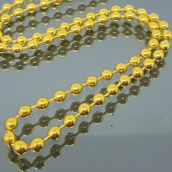 RUSIA 순금체인 24k 18.75g(5) 원볼 데일리착용