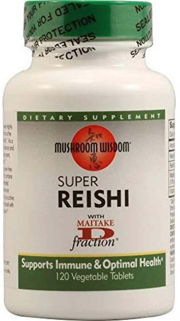 마이타케 버섯 버섯 위즈덤 슈퍼 영지 120 정 Maitake Mushroom Mushroom Wisdom Super Reishi 120 Caplets, 1개 - 쿠팡