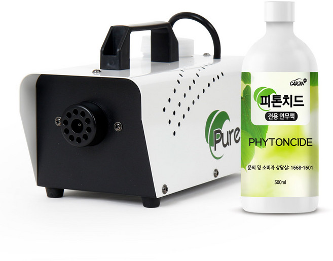 카진 퓨어포그 연무기 탈취제 + 전용액 세트, 500ml, 1세트