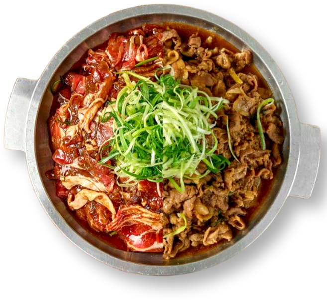 연남동 기사식당 파채 돼지 불백, 2개, 700g