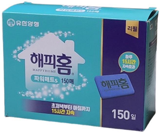 유한양행 해피홈 파워매트 리필, 150매입, 1개