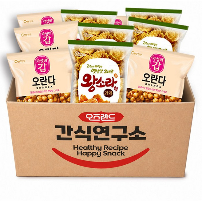 오즈랜드 cw 오란다+왕소라형과자, 1박스, 오란다5봉+왕소라형5봉
