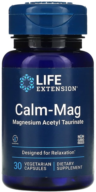 라이프익스텐션 Calm-Mag 베지테리언 캡슐, 30정, 4개 - 쿠팡