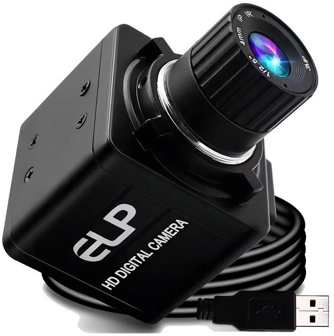 ELP 10X HD 웹캠 글로벌 USB 210FPS 셔터 120FPS 카메라 800P 480P 고속 단색 산업용, 6mm CS lens, 1개