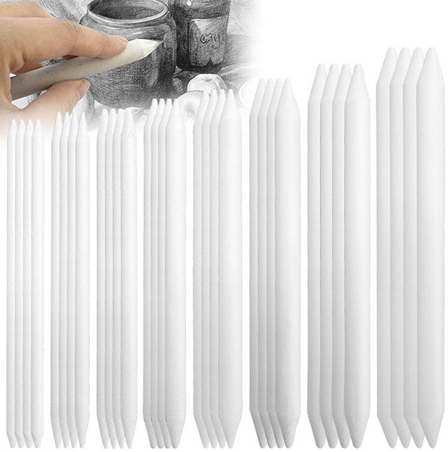 미술용 종이 찰필 8종 드로잉 스케치 종이 연필 세트 32개 12cm-15.5cm