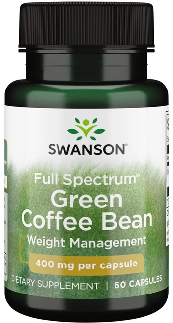 스완슨 풀 스펙트럼 그린 커피 빈 400mg 캡슐, 60정, 1개 - 쿠팡