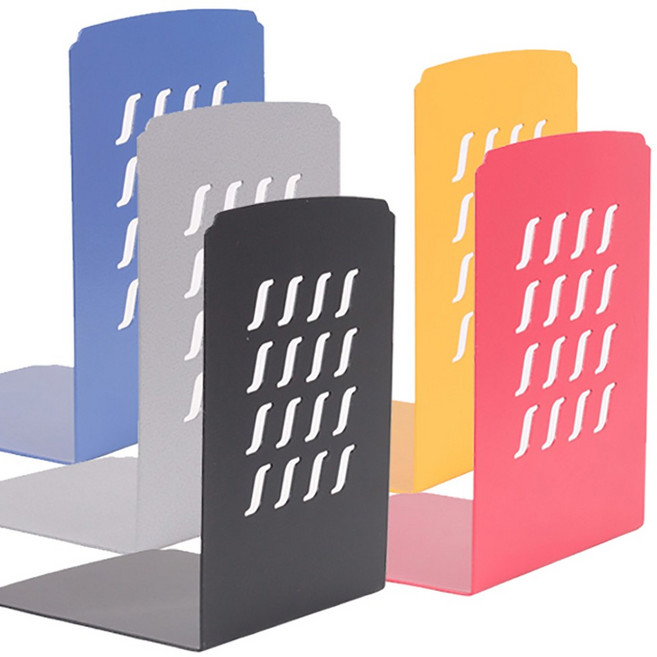 AS MB-103 아카데미 북엔드 L형 대 1조 2개, 핑크