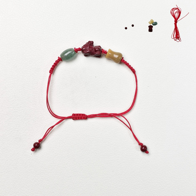 DIY 비휴 팔찌 만들기 재료 세트 삼재 팔찌