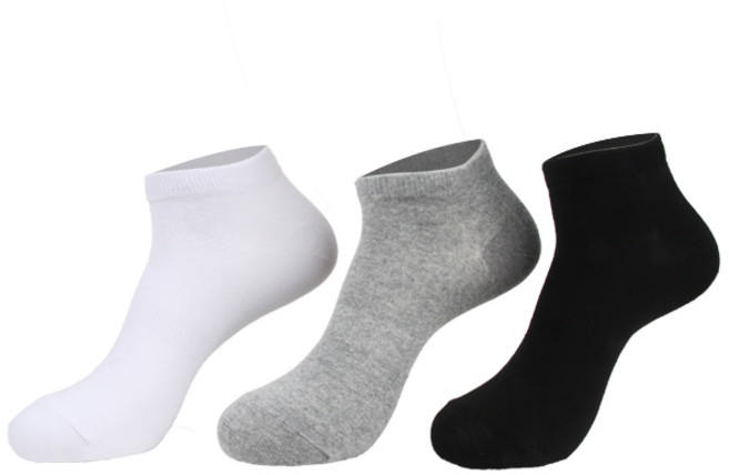 양말조아 국산 면100% 품질좋은 남자 학생 사계절 헬스 조깅 캐쥬얼 발목 양말 무지 스니커즈-10족