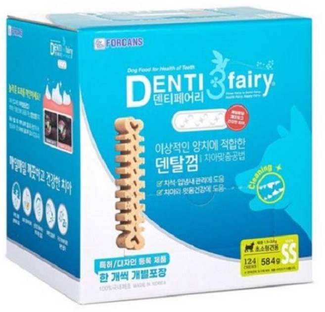 포켄스덴티페어리 강아지 디스펜서 덴탈 껌 SS