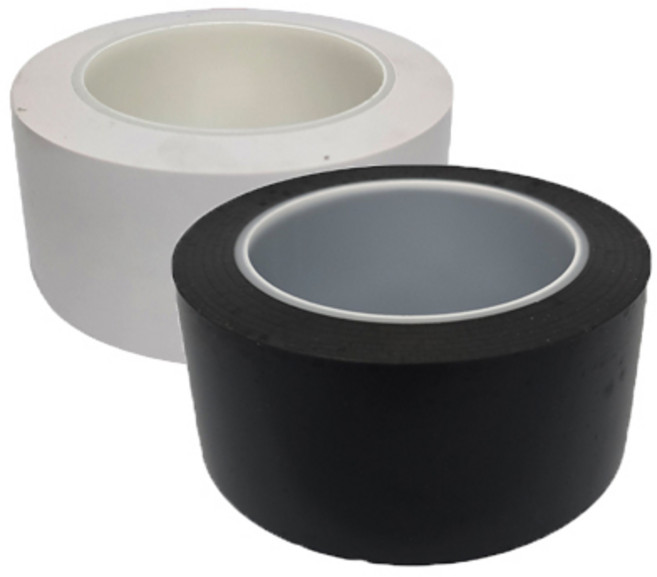 바닥라인테이프 48mm*33m 2개입(흰색/흑색)각1개씩