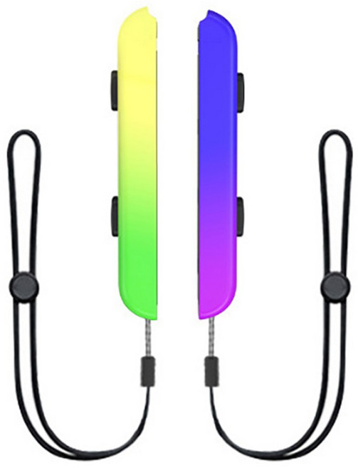 NJA 2Pcs 게임 패드 손목 스트랩 스위치 조이 교체 컨트롤러 매는 밧줄 알루미늄 합금 내장, 01 jet fighter