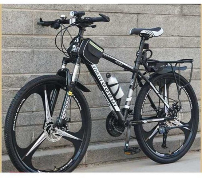 청소년 성인 산악자전거 남성용 24인치 초경량 변속 자전거 산악 MTB, 24/26인치 랜덤(스포크휠), 1개, 140cm