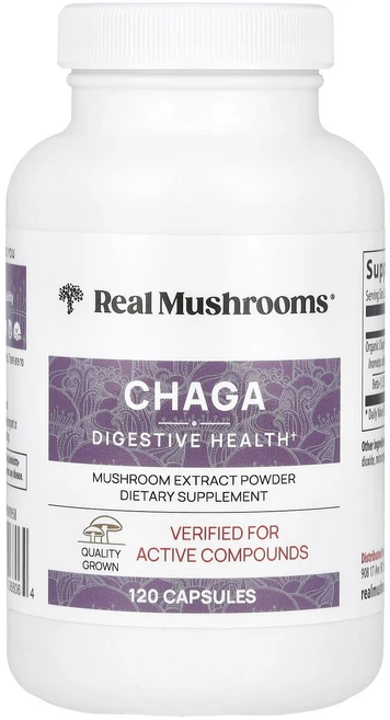 리얼머쉬룸스 차가버섯 다이제스티브 헬스 캡슐 120정, 6개 - 쿠팡