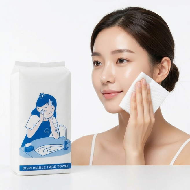 루세아 데일리 페이스타올 부드러운 저자극 일회용 수건 타올, 1개, 95매입