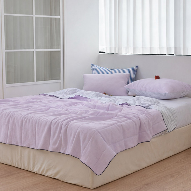 캔디 순면 60수 부드러운 시어서커 쿨 여름 이불