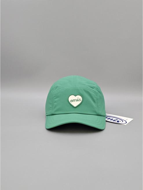 EMIS 이미스모자 하트 러버 패치 캠프캡 그린 국내매장판