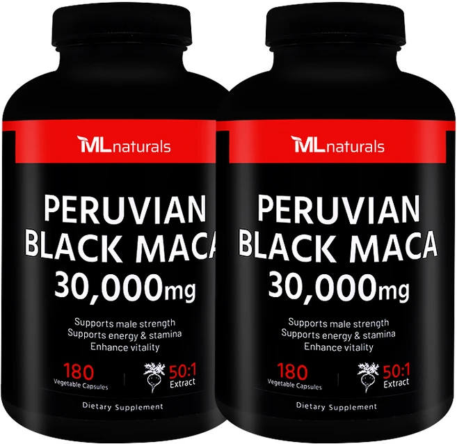 My Life [미국빠른직구] 마이라이프 내추럴스 페루비안 블랙 마카 30 000 mg, 180정, 2개 - 쿠팡