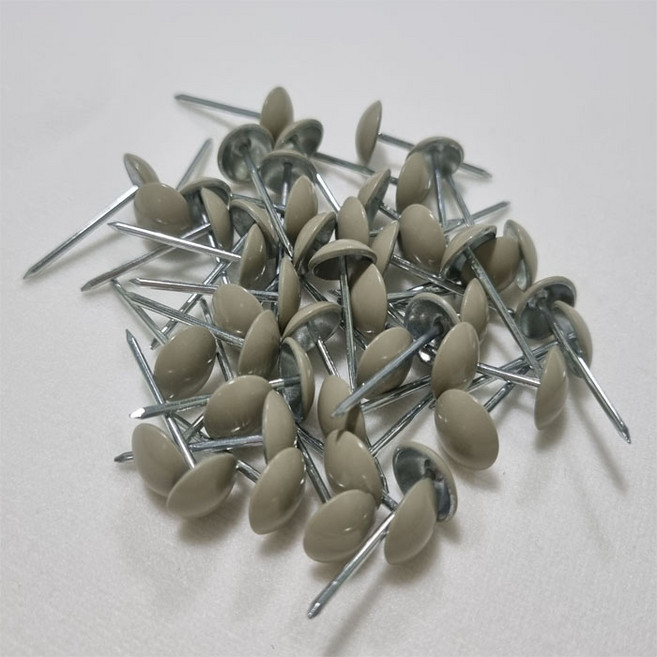 엠보싱방음 작업용 압정 diy 쇼파 장식압정 가구 패브릭, 베이지, 1개