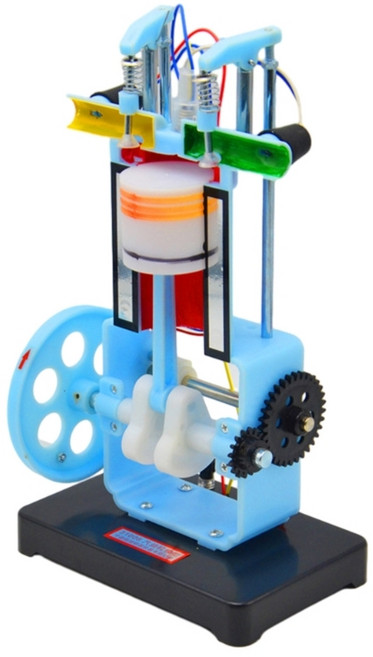실험도구 단일 실린더 디젤 엔진 모델 물리학 역학 4 행정 내연 기관 J60A, 한개옵션0