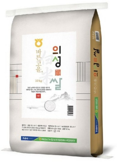 의성군농협 2026년산 햅쌀 바른고을 의성진쌀 백미 상등급, 10kg, 1개