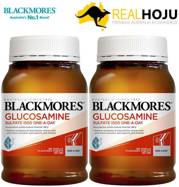 블랙모어스 글루코사민 1500mg 하루한알 180정 2개