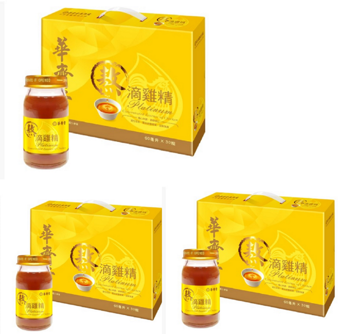 華齊堂 滴雞精 Platinum, 60ml, 90瓶