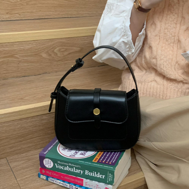 러빈클로젯 여성 데일리 심플 가죽 토트 크로스백