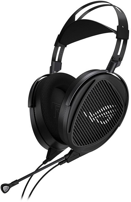 ASUS ROG 키타라 게이밍 Audiophile 오픈백 유선 헤드폰 마이크 u2013 튜닝 히피만 평면 마그네틱 드라이버 조절 가능한 헤드밴드 추가 이어패드 DAC 앰프 PC