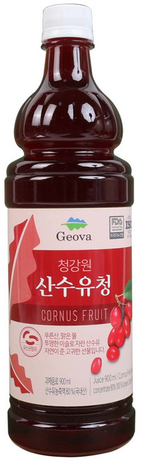 청강원 산수유청, 1개, 900ml