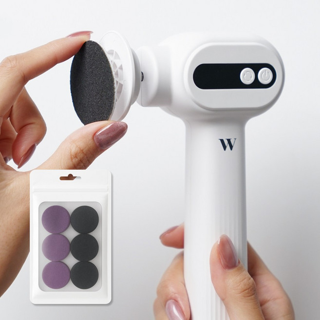 위드샨 전동 충전식 발각질제거기용 샌딩 패드 60ea