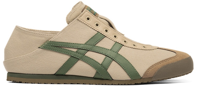 Onitsuka Tiger 슬립온 MEXICO 멕시코 66 PARATY - BEIGEGRASS GREEN 뮬 1183A437.253