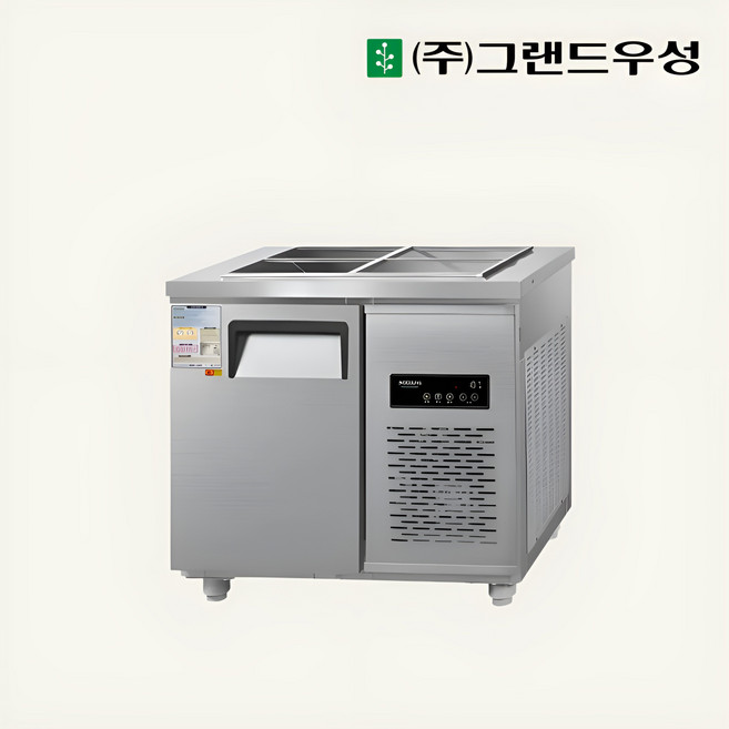 우성 CWSM-090RB(D6) 업소용 반찬냉장고 900 폭600 올스텐